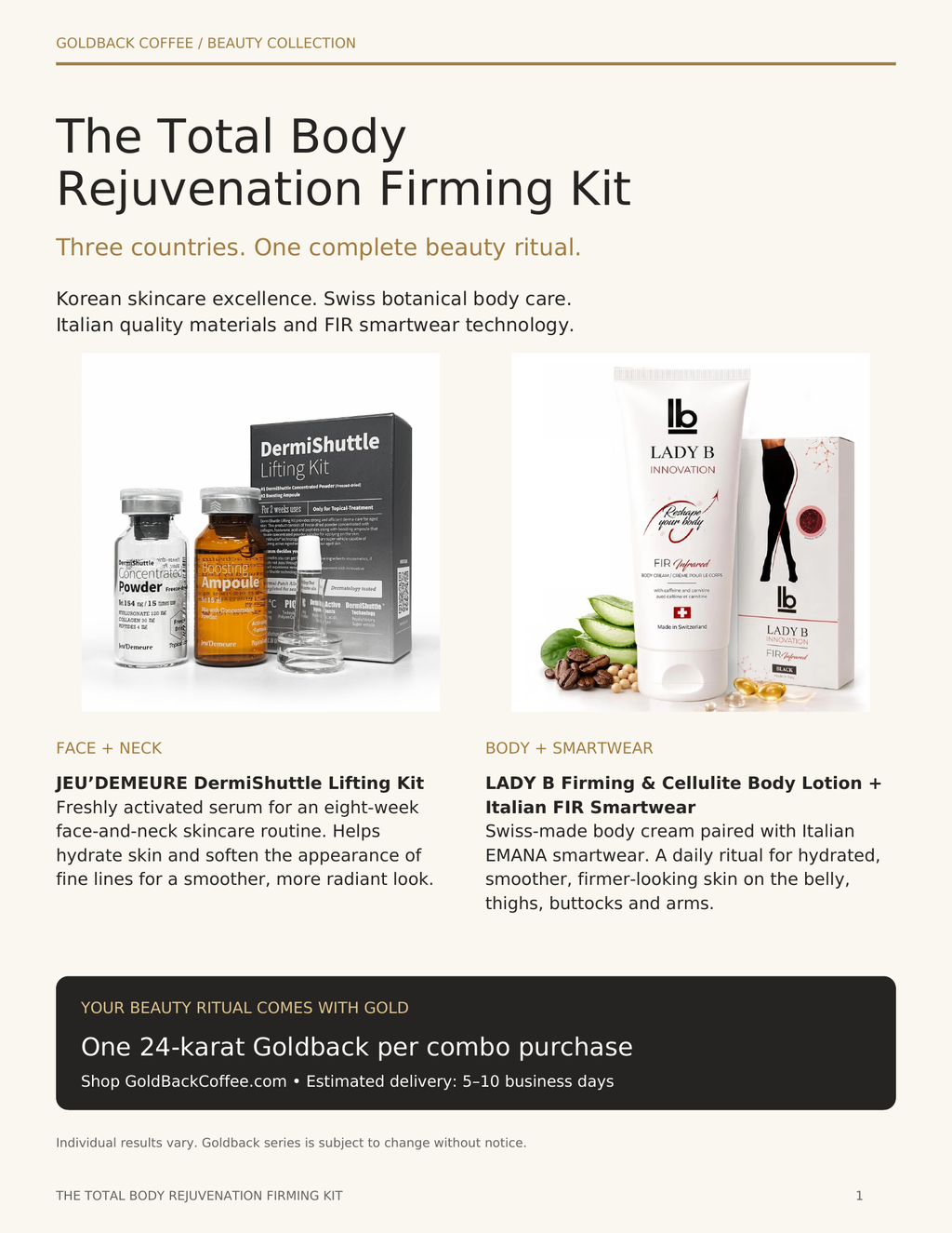 Complete Totally Body Firming System