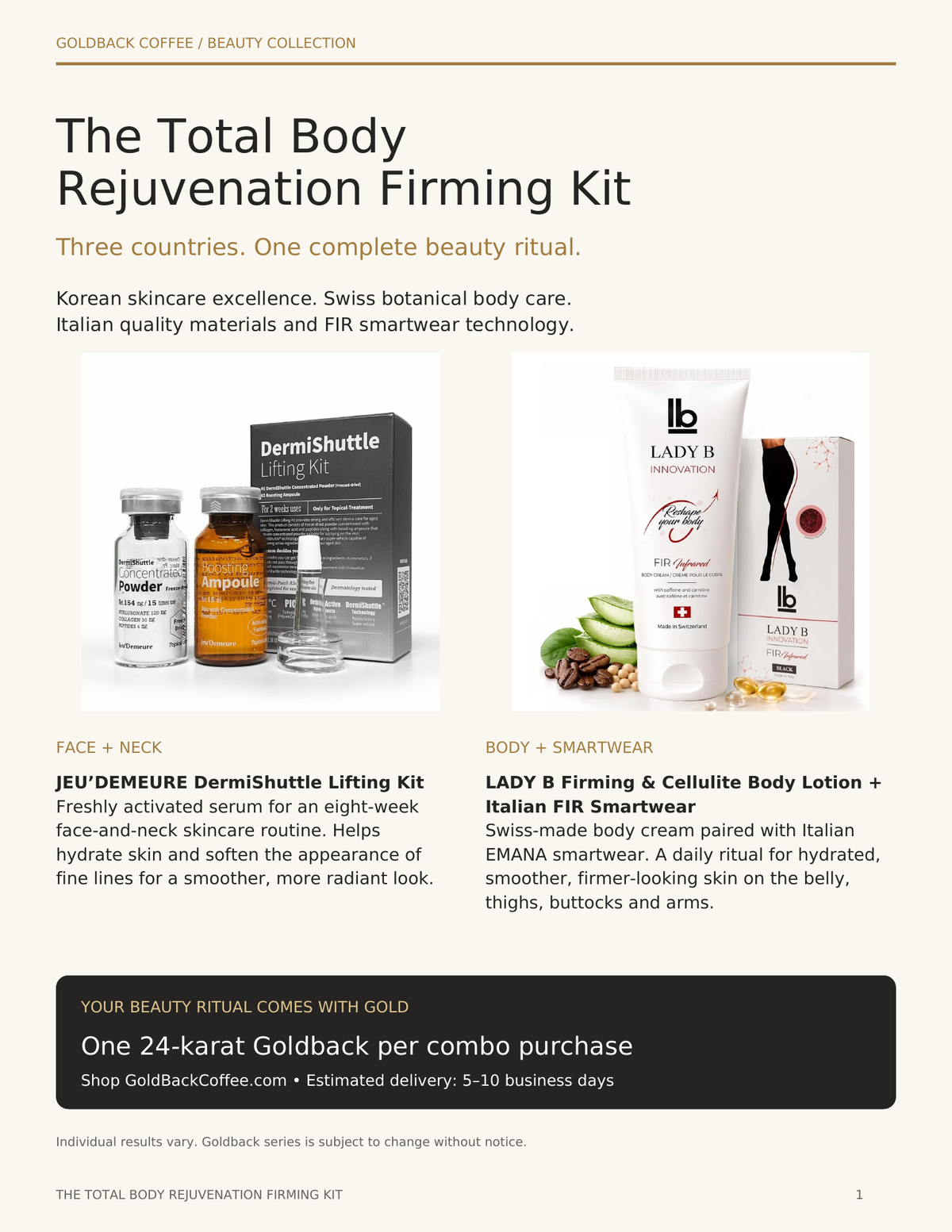 Complete Totally Body Firming System