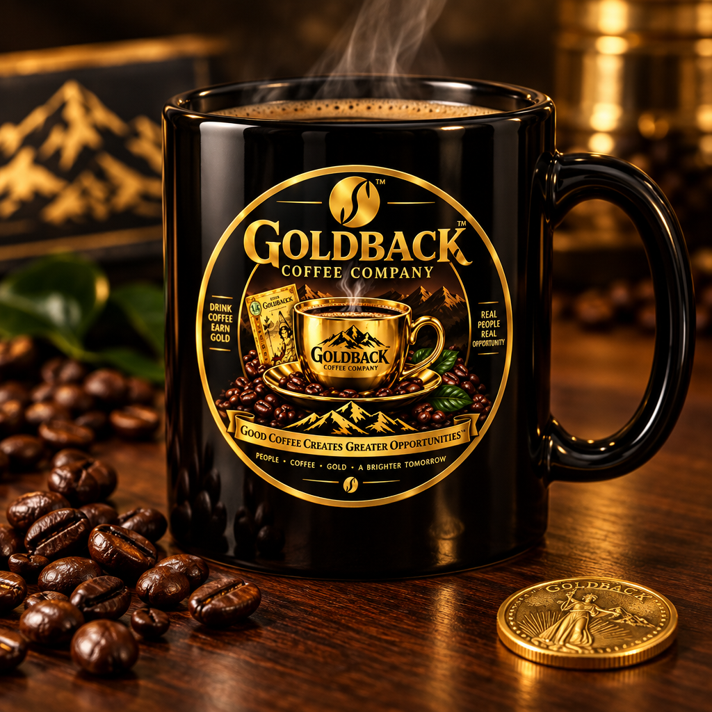 Goldback Coffee Mug Lifestyle