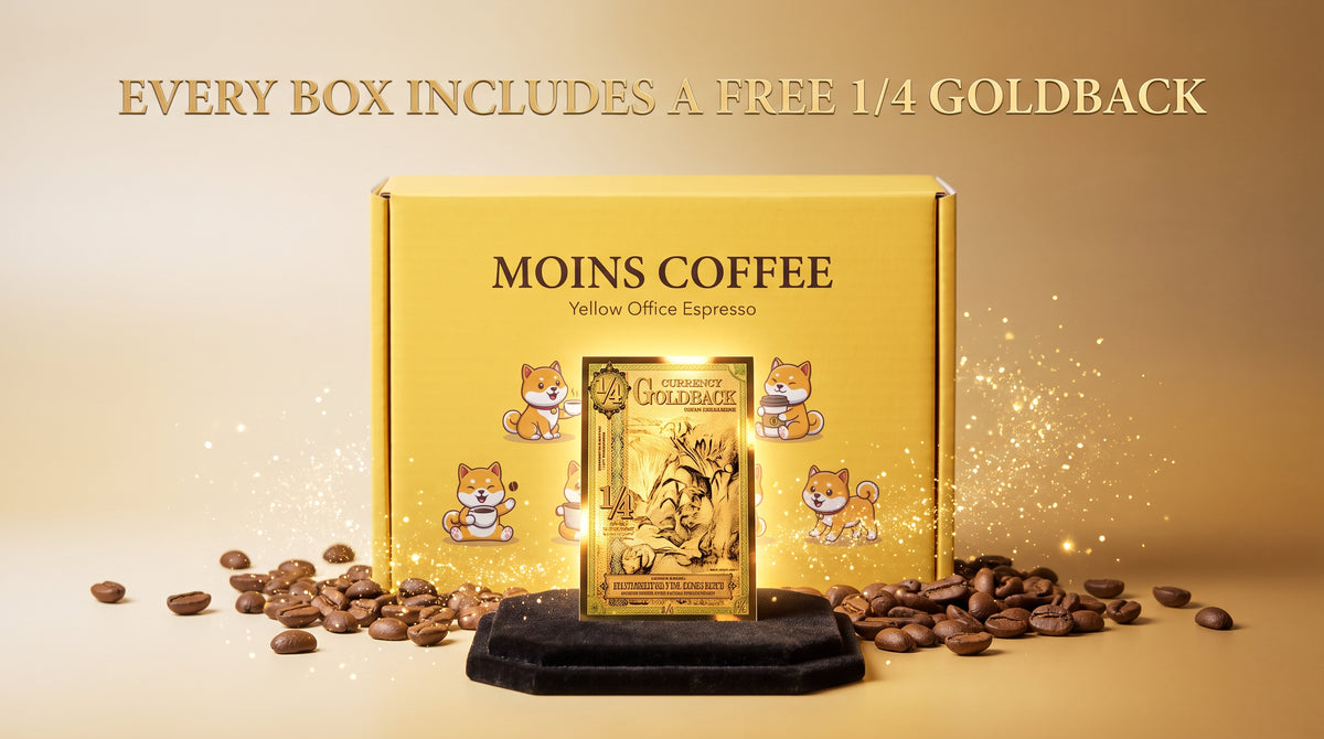24 Karat Goldback Instant Espresso Blocks - Dark Roast Instant Coffee, 16 Servings
