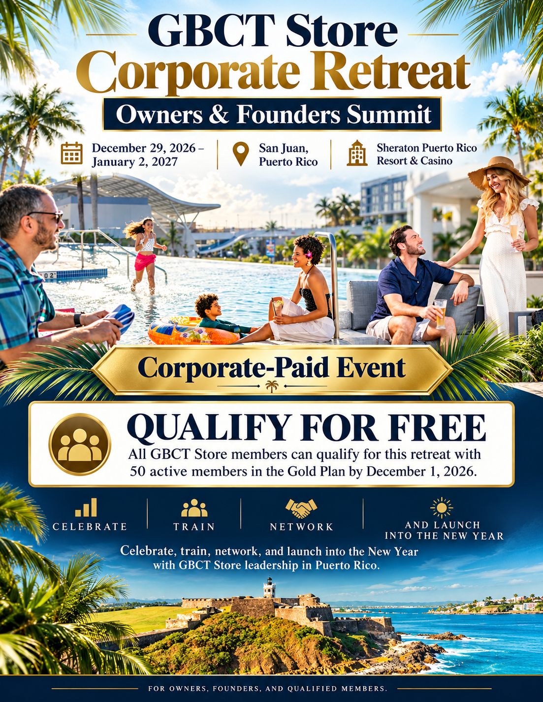 Corporate Retreat flyer